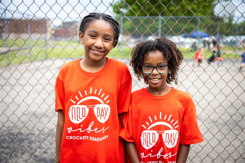 Elementary students enjoy field day